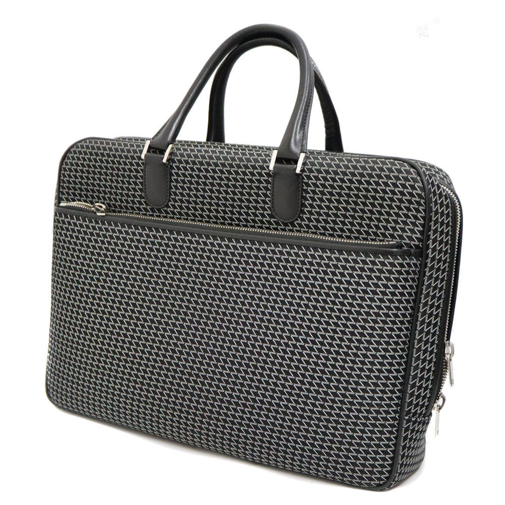 Valextra K VAL Briefcase Black White